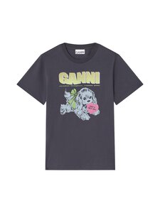 Ganni - Neon Puppy t-paita - 252 PHANTOM | Stockmann