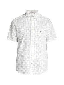 GANT - Triiksärk Regular Micro Print - 113 EGGSHELL | Stockmann