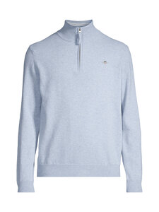 GANT - Villane kampsun Superfine Halfzip - 497 LT BLUE MELANGE | Stockmann