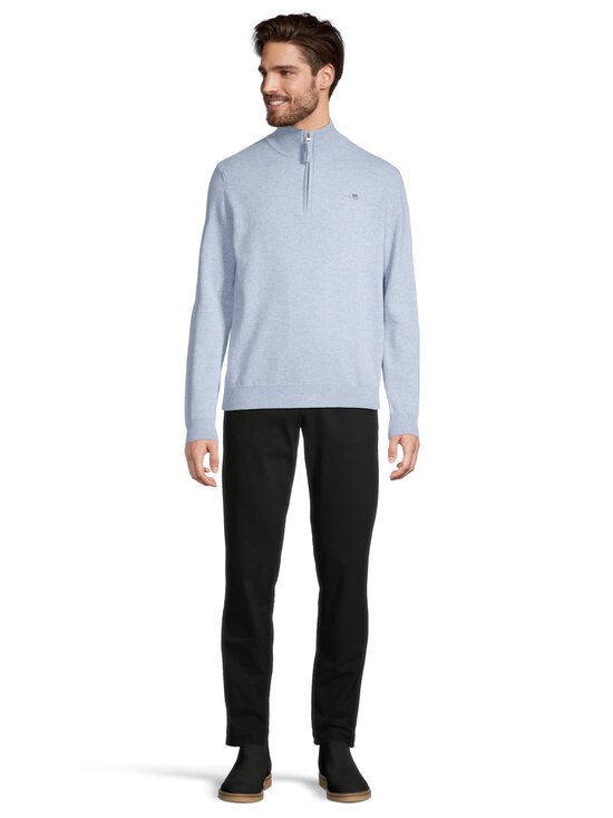 GANT - Villane kampsun Superfine Halfzip - 497 LT BLUE MELANGE | Stockmann - photo 2