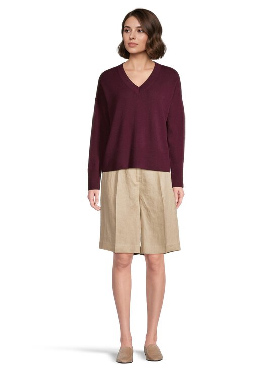 ESSENTIALS by Stockmann - Scarlett Loose Fit -kashmirneulepusero - WINE - HAWTHORN 25515 | Stockmann - photo 2