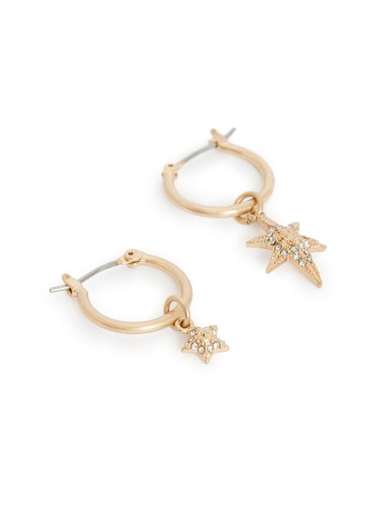 Allsaints - Star Huggie -korvakorut - CRYSTAL/WARM BRASS | Stockmann - photo 2