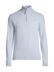 GANT - Half Zip -villaneule - 498 ICE BLUE MELANGE | Stockmann