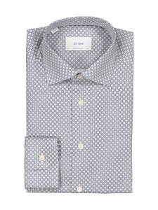 Eton - Contemporary Fit Medallion Signature Twill -kauluspaita - 25 MID BLUE | Stockmann