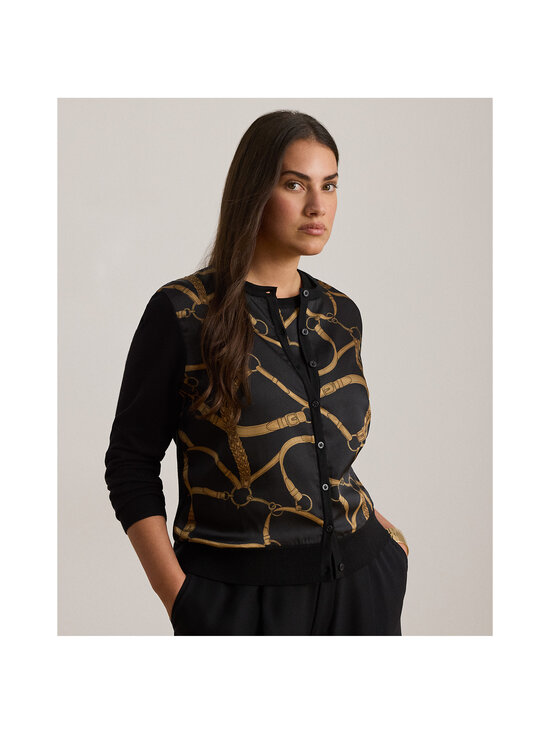 Lauren Ralph Lauren - Kuvioitu neuletakki - 001 BLACK MULTI | Stockmann - photo 5