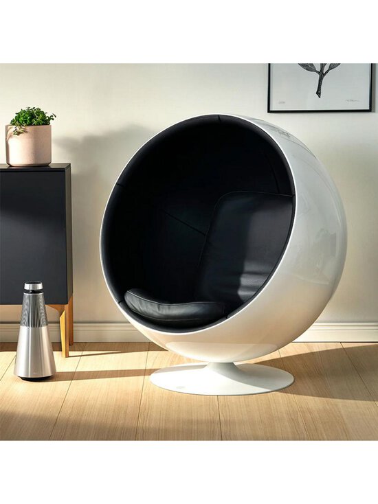 Eero Aarnio - Pallotuoli musta nahka - BLACK | Stockmann - photo 2