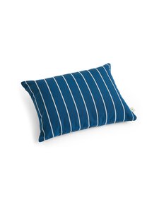 HAY - Outdoor Market Cushion spilvens 45 x 35 cm - BLUE WITH BEIGE STRIPE | Stockmann