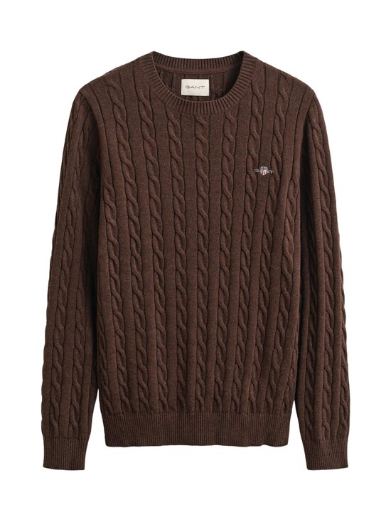 GANT - Pīnīšu raksta džemperis - 281 BROWN MELANGE | Stockmann - photo 1