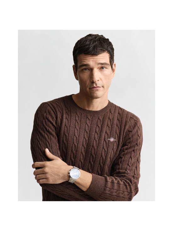 GANT - Pīnīšu raksta džemperis - 281 BROWN MELANGE | Stockmann - photo 4