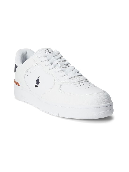 Polo Ralph Lauren - Masters Low Top ādas brīvā laika apavi - WHITE/NAVY PP | Stockmann - photo 2