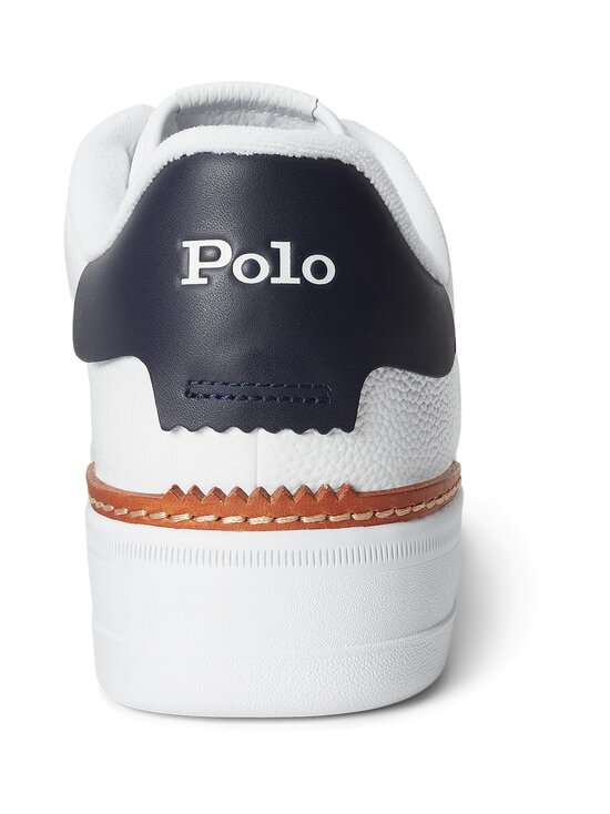 Polo Ralph Lauren - Masters Low Top ādas brīvā laika apavi - WHITE/NAVY PP | Stockmann - photo 4