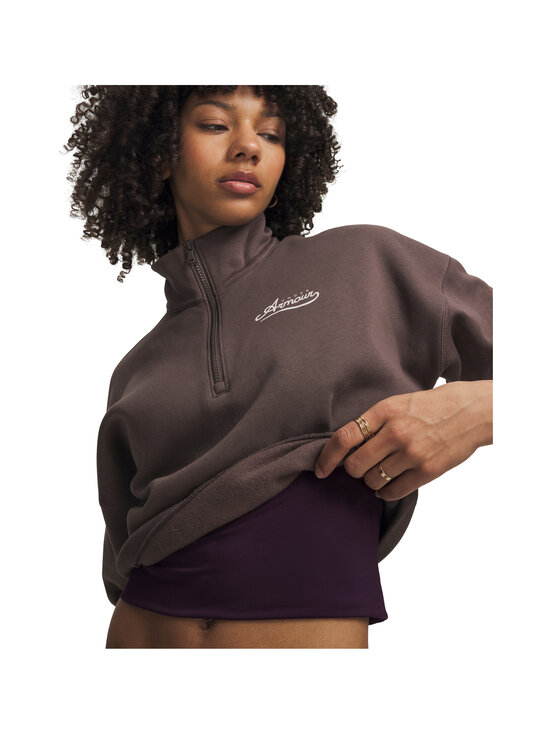 Under Armour - Rival Fleece Varsity Half Zip -collegepaita - COYOTE | Stockmann - photo 3
