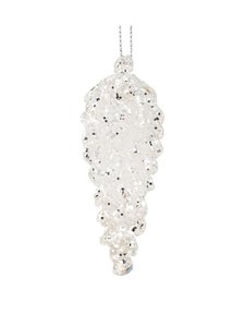 Weiste - Glass Cone -joulukoriste 9 cm - SILVER Weiste - Glass Cone -joulukoriste 9 cm - SILVER | Stockmann