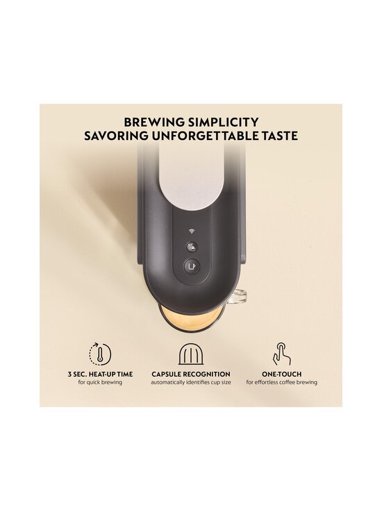 Nespresso - Vertuo UP -kapselikahvikone maidonvaahdottimella - GREY | Stockmann - photo 4