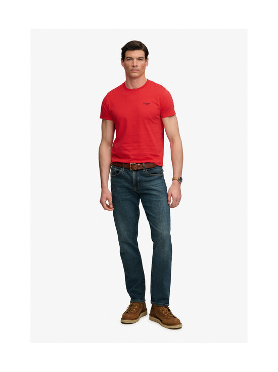 Superdry - Essential Stacked Logo Embroidery t-paita - OMP LOLLIPOP RED/NAVY | Stockmann - photo 7