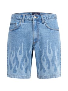 Redefined Rebel - Tokyo Print Flame -farkkushortsit - LIGHT BLUE FLAME | Stockmann