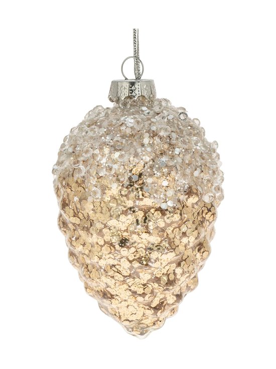 cone with glitter -joulukoriste