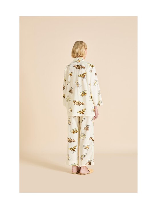 Olivia von Halle - Casablanca Opaline - puuvilla-silkkipyjama - CREAM | Stockmann - photo 3