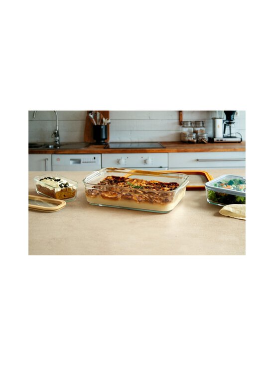 Pebbly - Glass Cooking -vuokavuokasetti 3-pack - STEEL | Stockmann - photo 7