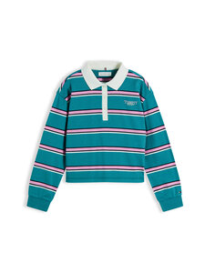 Tommy Hilfiger - Rugby Stripe krekls - CT3 PLATINUM TEAL STRIPES | Stockmann
