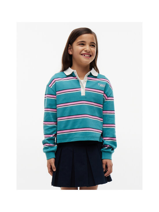 Tommy Hilfiger - Rugby Stripe krekls - CT3 PLATINUM TEAL STRIPES | Stockmann - photo 2