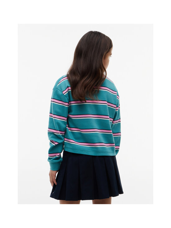 Tommy Hilfiger - Rugby Stripe krekls - CT3 PLATINUM TEAL STRIPES | Stockmann - photo 3