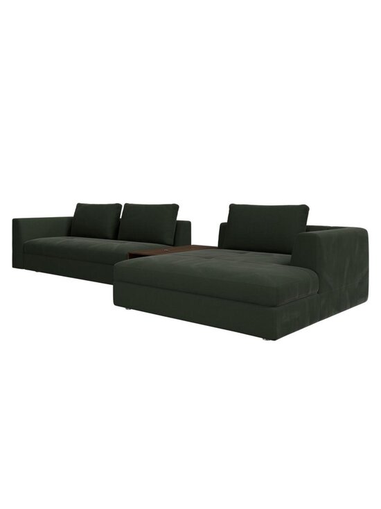 BoConcept - Bergamo-sohva Bologna-kangas 3256 tummanvihreä / tumma tammi L 334 cm - GREEN | Stockmann - photo 4