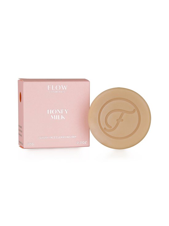 Flow Cosmetics Honey Milk Luxury Face Cleansing Bar -luomusaippua kasvoille 65 g