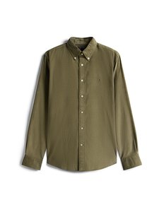Tommy Hilfiger - Solid Corduroy -kauluspaita - PLI BATTLE GREEN | Stockmann