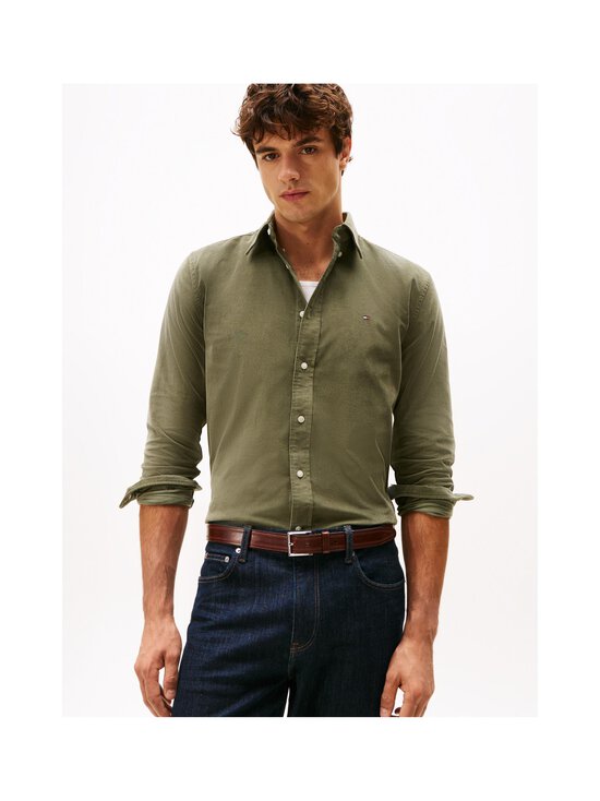 Tommy Hilfiger - Triiksärk Solid Corduroy - PLI BATTLE GREEN | Stockmann - photo 2