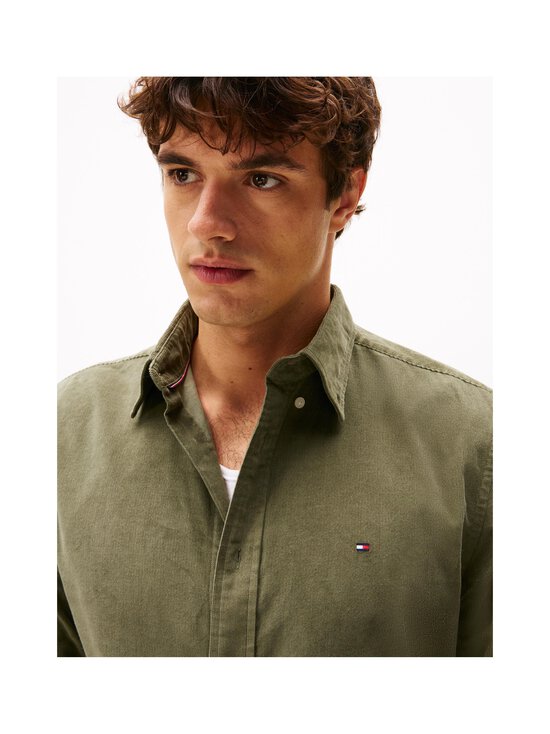 Tommy Hilfiger - Triiksärk Solid Corduroy - PLI BATTLE GREEN | Stockmann - photo 5