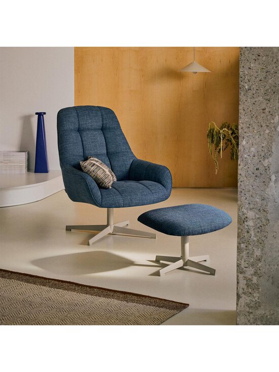 Kave Home - Jaspe-nojatuoli Noble-kangas sininen / harmaa - BLUE | Stockmann - photo 9