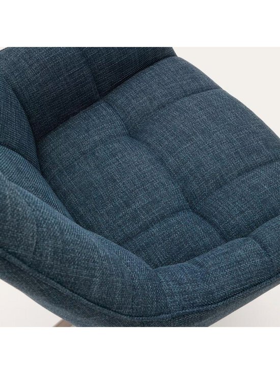 Kave Home - Jaspe-nojatuoli Noble-kangas sininen / harmaa - BLUE | Stockmann - photo 5