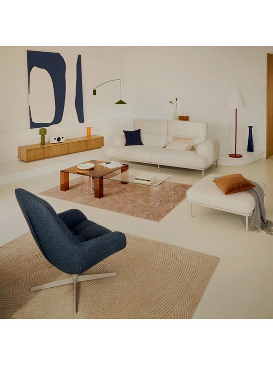 Kave Home - Jaspe-nojatuoli Noble-kangas sininen / harmaa - BLUE | Stockmann - photo 10