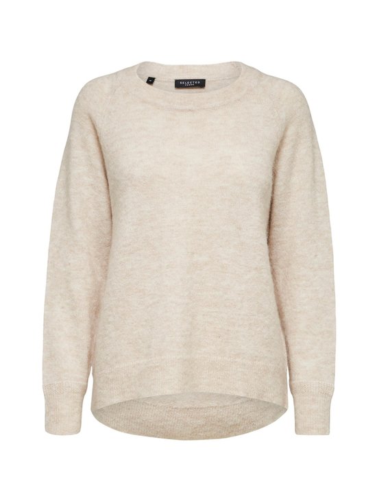 SlfLulu LS Knit O-Neck -villasekoiteneule