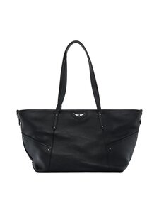 Zadig&Voltaire - Z Shopper Grained -nahkalaukku - BLACK | Stockmann