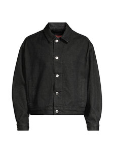 HUGO - Teksajakk Cotton Denim - 001 BLACK | Stockmann