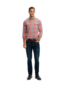 Superdry - Triiksärk Merchant Lite Check - J9V WASHED ROSE CHECK | Stockmann