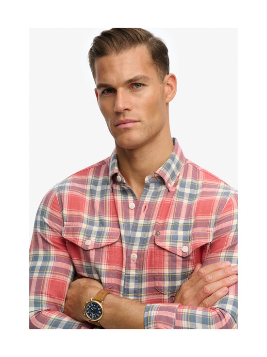Superdry - Triiksärk Merchant Lite Check - J9V WASHED ROSE CHECK | Stockmann - photo 2