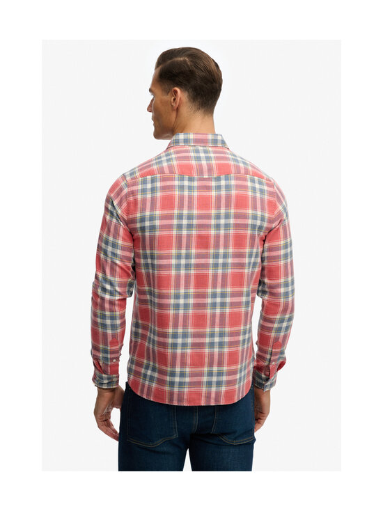 Superdry - Triiksärk Merchant Lite Check - J9V WASHED ROSE CHECK | Stockmann - photo 4