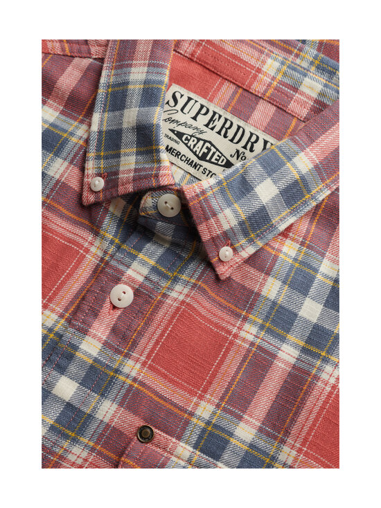 Superdry - Triiksärk Merchant Lite Check - J9V WASHED ROSE CHECK | Stockmann - photo 5