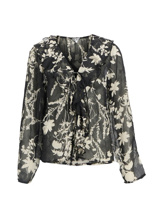 Object - ObjPearl-pusero - BLACK AOP:WHITE FLOWERS | Stockmann - photo 1