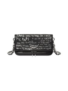 Zadig&Voltaire - Rock Nano Graffiti -nahkalaukku - 011 BLACK | Stockmann
