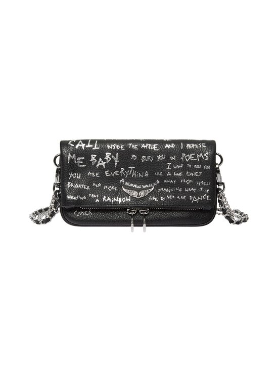 Zadig&Voltaire - Rock Nano Graffiti -nahkalaukku - 011 BLACK | Stockmann - photo 1