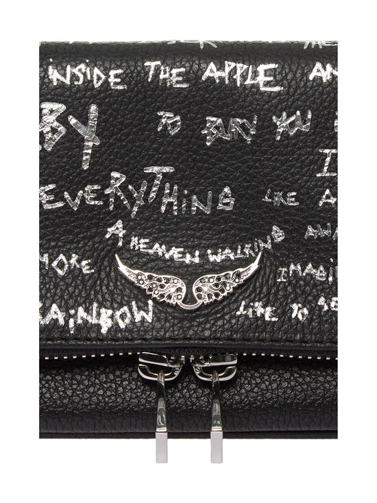 Zadig&Voltaire - Rock Nano Graffiti -nahkalaukku - 011 BLACK | Stockmann - photo 4