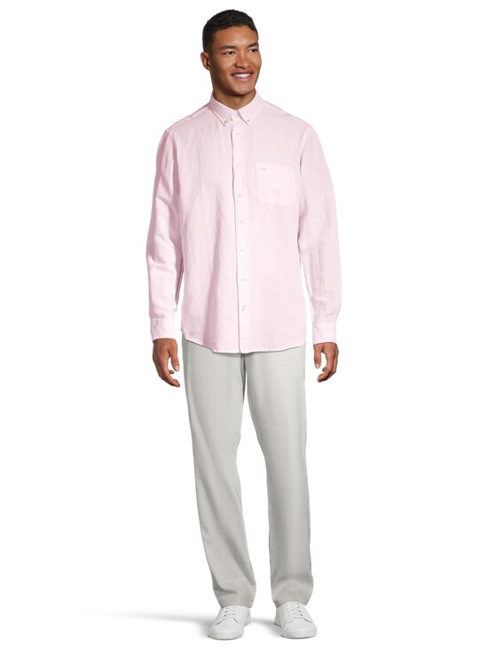 Cap Horn - Michael Classic Fit Linen Blend -kauluspaita - LT. PINK 2TONE | Stockmann - photo 2