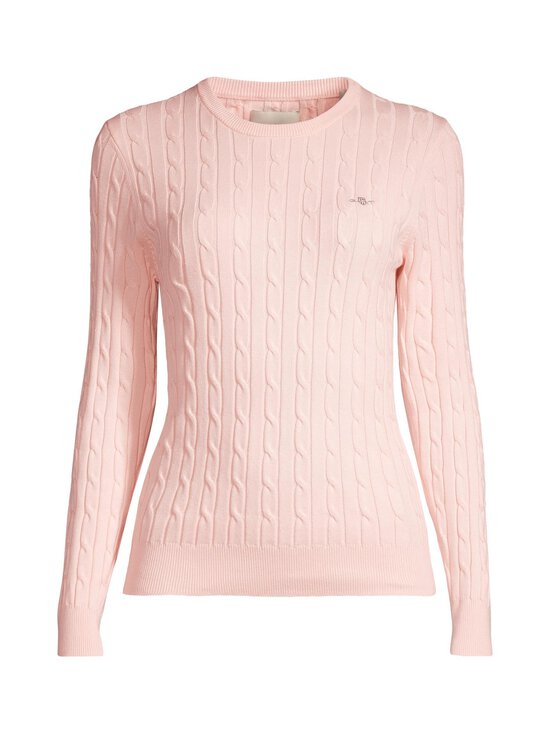 GANT - Stretch-palmikkoneulepusero - 647 APRICOT PINK | Stockmann - photo 1