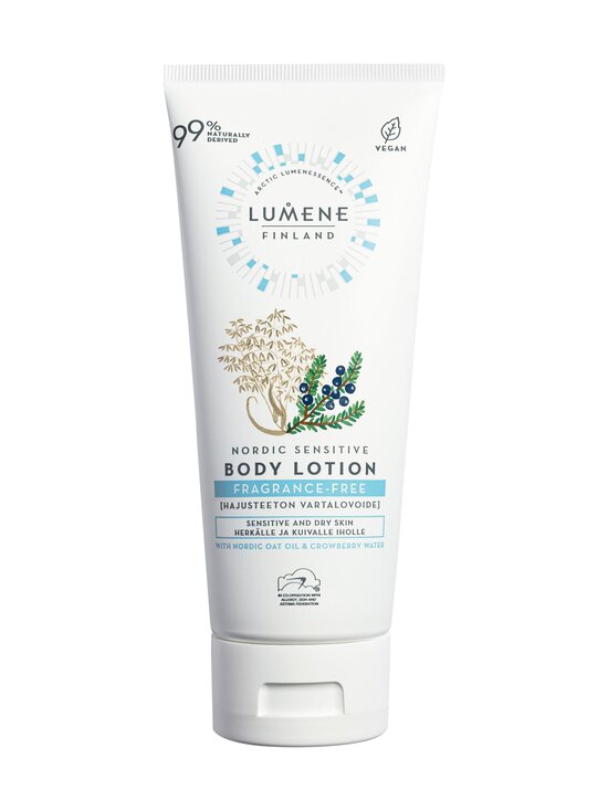 Nordic Sensitive Fragrance-free Body Lotion -vartalovoide 200 ml