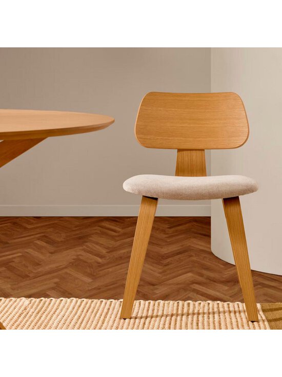 Kave Home - Gena-tuoli tammi / beige chenille - BEIGE | Stockmann - photo 5