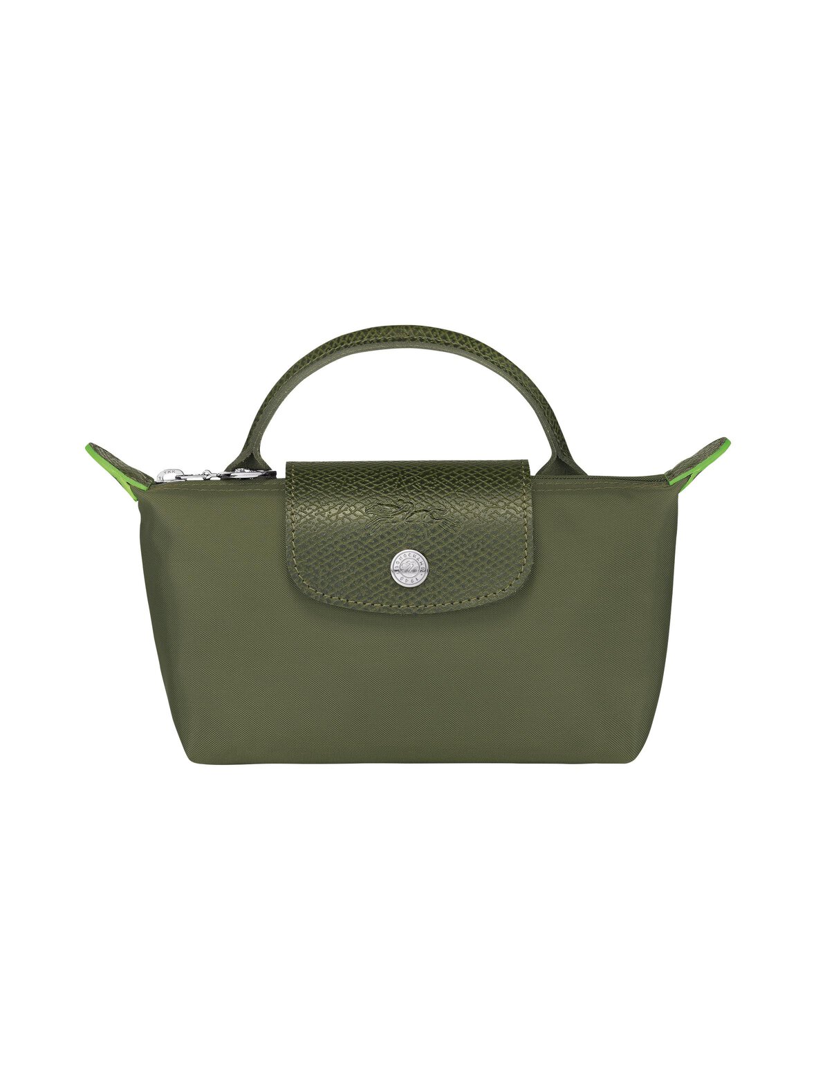 Longchamp Le pliage green pouch -laukku